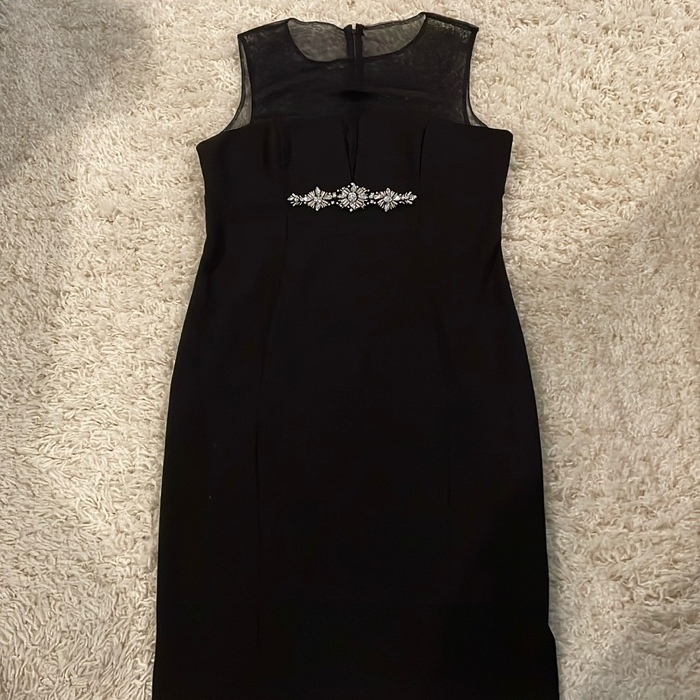 Jackie Jon of New York Black Dress with Rhinestones